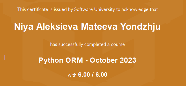 pythonORM