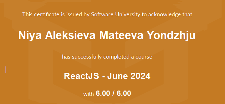 react